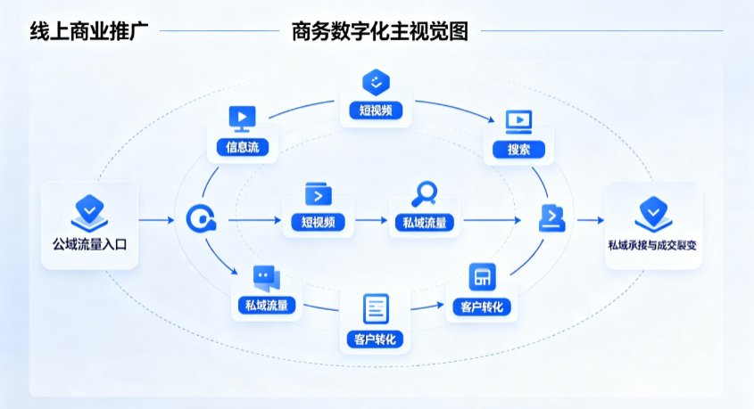 巴彦县线上商业推广怎么做？全域流量闭环搭建与低成本转化实战指南